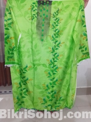 সুতির প্রিন্টেড থ্রী পিস। Printed cotton 3 piece.